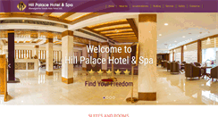 Desktop Screenshot of hillpalacehotel.com